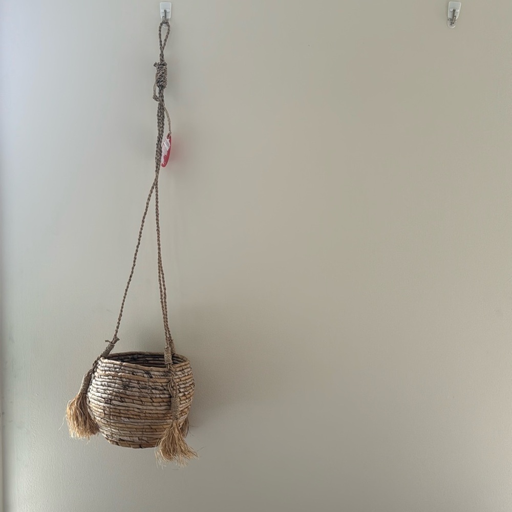 Opalhouse woven hanging planter